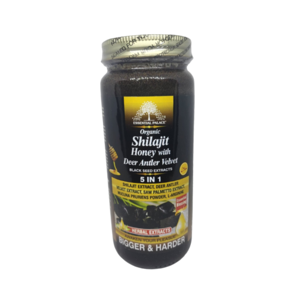 Organic Shilajit Honey with Deer Antler Velvet