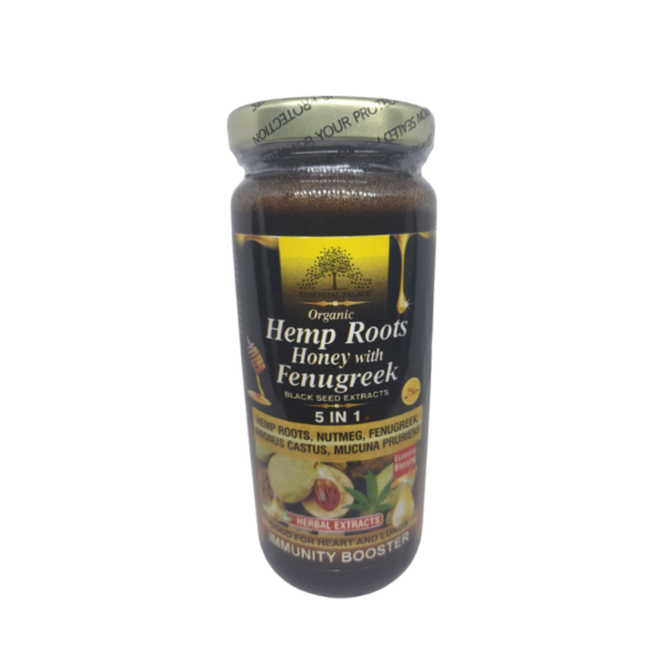 Organic Hemp Root Honey with Fenugreek